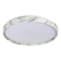 Rabalux - LED Fényerőszabályozható mennyezeti lámpatest LED/24W/230V 3000-6500K átm. 38 cm fehér + távirányító