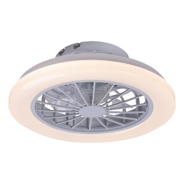 Rabalux - LED fényerőszabályozható mennyezeti lámpatest ventilátorral LED/24W/230V 3000-6500K + távirányítóval