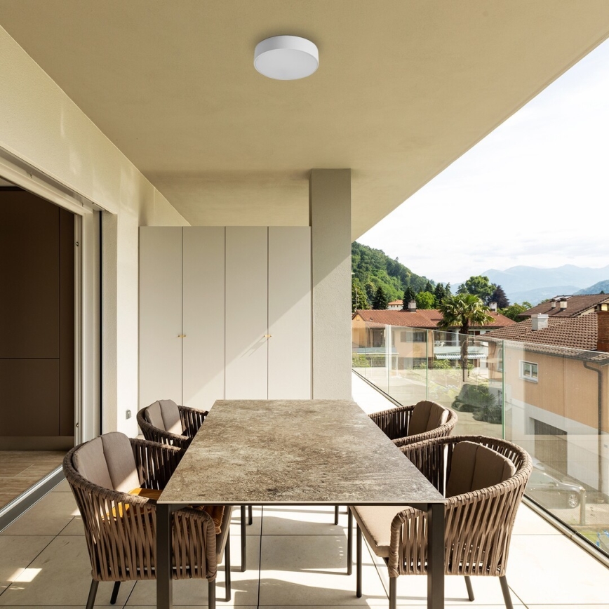 Rabalux - LED fürdőszobai mennyezeti lámpa LED/18W/230V 3000-6000K IP44 fehér átm. 17,5 cm