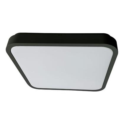 Rabalux - LED Fürdőszobai mennyezeti lámpa LED/36W/230V 3000/4000/6000K IP44 42x42 cm fekete