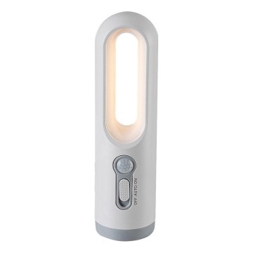 Rabalux - LED Hordozható újratölthető lámpa érzékelővel LED/0,8W/3,7V 3000/7000K