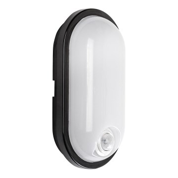 Rabalux - LED kültéri mennyezeti lámpatest érzékelővel LED/15W/230V IP65 fekete