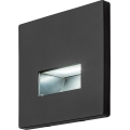 Rabalux - LED lépcsővilágító lámpa LED/1W/230V 3000/4500/6500K fekete