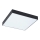 Rabalux - LED mennyezeti lámpa LED/18W/230V 3000-6000K IP44 fekete 17,5x17,5 cm