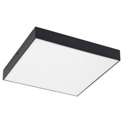 Rabalux - LED mennyezeti lámpa LED/18W/230V 3000-6000K IP44 fekete 17,5x17,5 cm