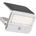 Rabalux - LED Napelemes érzékelős fali lámpa LED/7W/3,7V IP54 fehér
