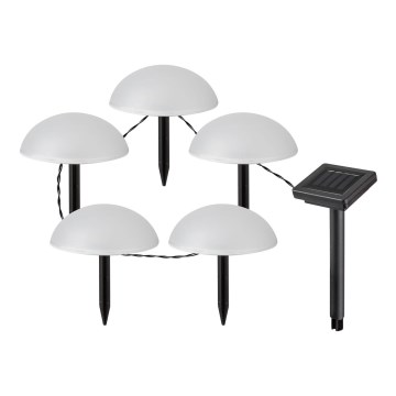 Rabalux - LED Napelemes lámpa 5xLED/0,2W/1,2V IP44 600 mAh