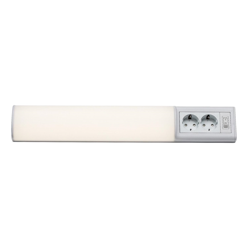 Rabalux - LED Pultmegvilágító 2 aljzattal LED/10W/230V 4000K 50 cm fehér