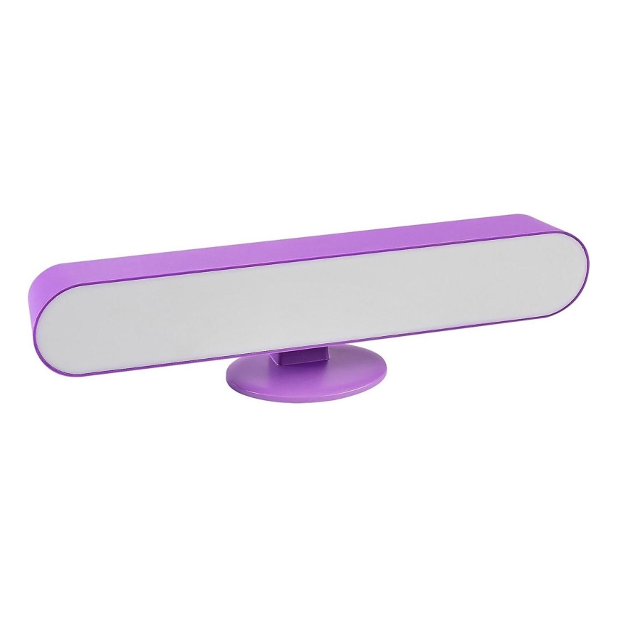 Rabalux - LED RGB állítható fényerejű asztali lámpa LED/3W/5V lila + távirányító