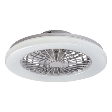 Rabalux - LED RGB állítható fényerejű mennyezeti lámpa ventilátorral LED/48W/230V 3000-6500K + távirányító