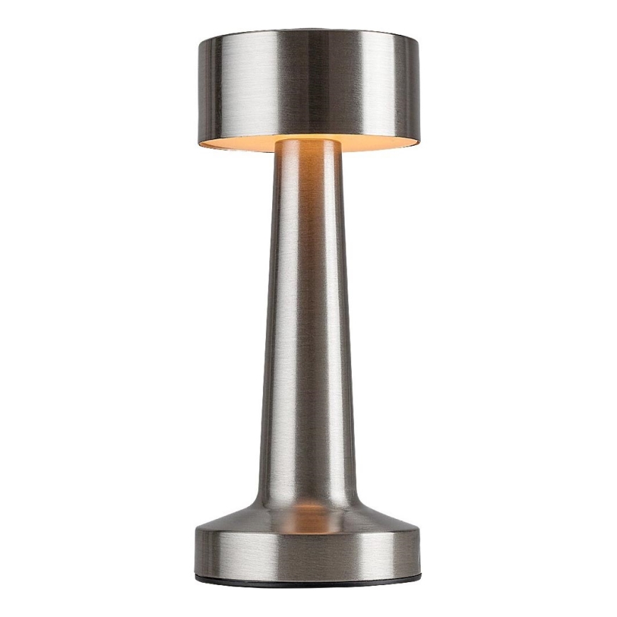 Rabalux - LED Újratölthető érintős asztali lámpa LED/2,7W/5V 1200mAh 3000/4000/6000K matt króm