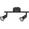 Rabalux - Spotlámpa 2xGU10/25W/230V fekete