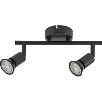 Rabalux - Spotlámpa 2xGU10/25W/230V fekete