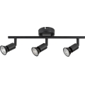 Rabalux - Spotlámpa 3xGU10/25W/230V fekete