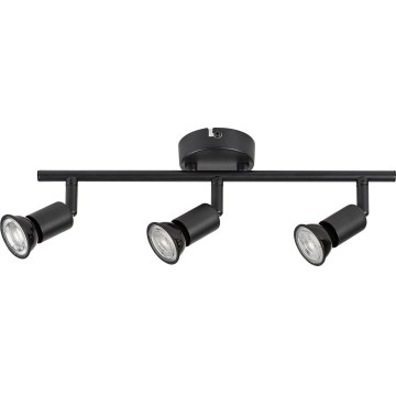 Rabalux - Spotlámpa 3xGU10/25W/230V fekete