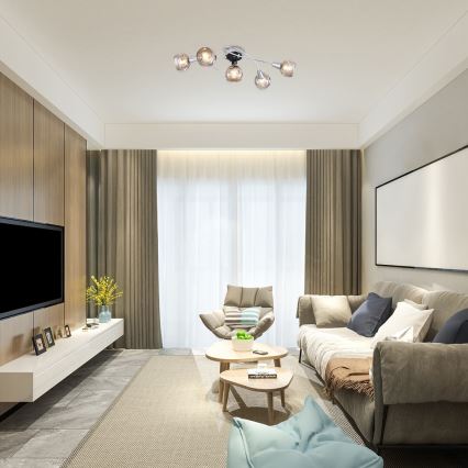 Rabalux - Spotlámpa 5xE14/40W/230V