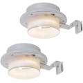 Rabalux - SZETT 2x LED napelemes fali lámpa LED/0,06W/1,2V 300 mAh IP44