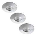 Rabalux - SZETT 3x LED fürdőszobai beépíthető mennyezeti lámpa LED/4W/230V IP44