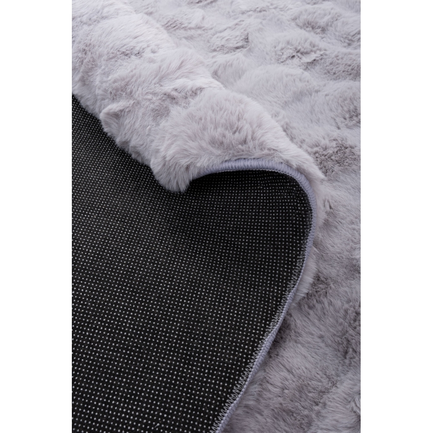 RABBIT BUBBLE kerek szőnyeg 160 cm szürke