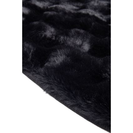 RABBIT BUBBLE szőnyeg, 160 cm, fekete