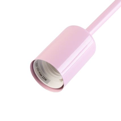Ráépített CAMBRIDGE csillár 4xE27/15W/230V rózsaszín