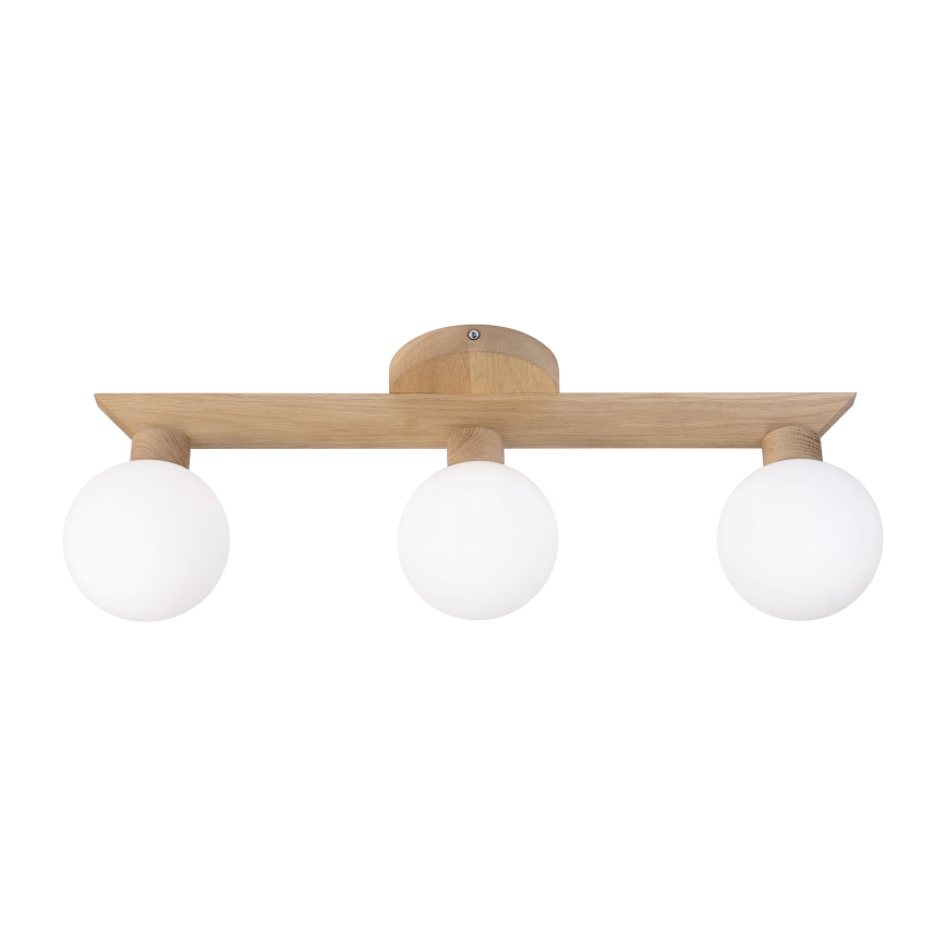 Ráépített csillár ANTONIO 3xG9/5W/230V tölgy/fehér