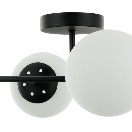 Ráépíthető csillár MADDIE 4xE14/5W/230V fekete