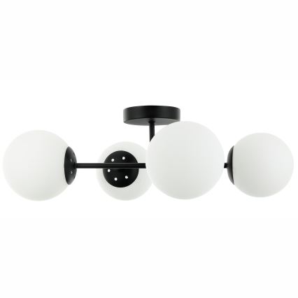 Ráépíthető csillár MADDIE 4xE14/5W/230V fekete