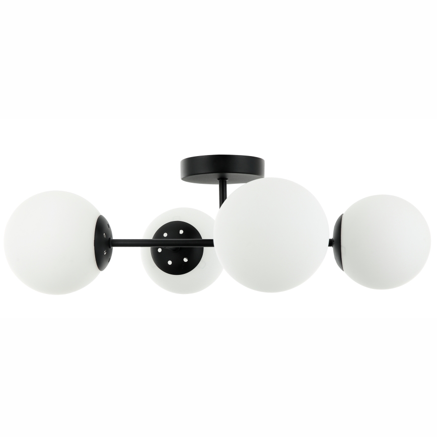 Ráépíthető csillár MADDIE 4xE14/5W/230V fekete