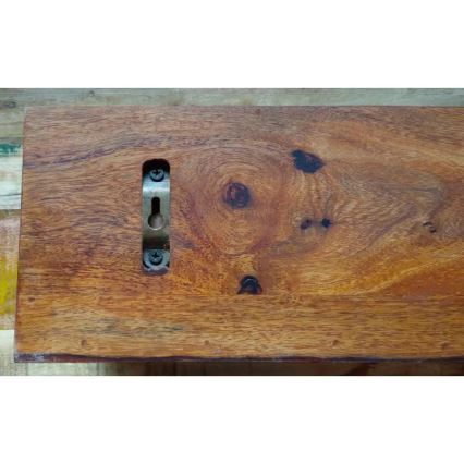 Fali polc RAMI 22x150 cm tömörfa/paliszander