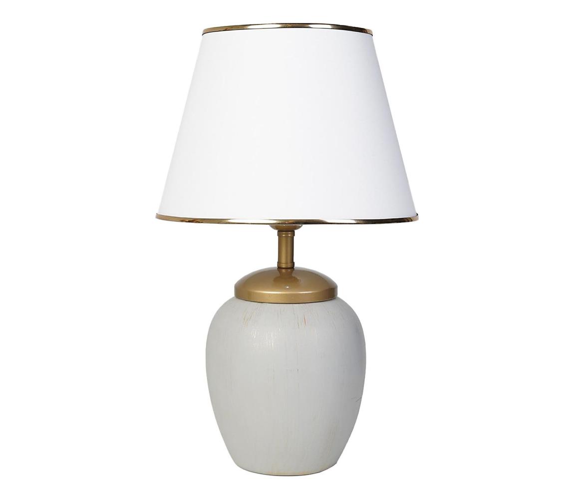 RAMZES asztali lámpa 1xE27/40W/230V fehér/szürke 687HMY2162