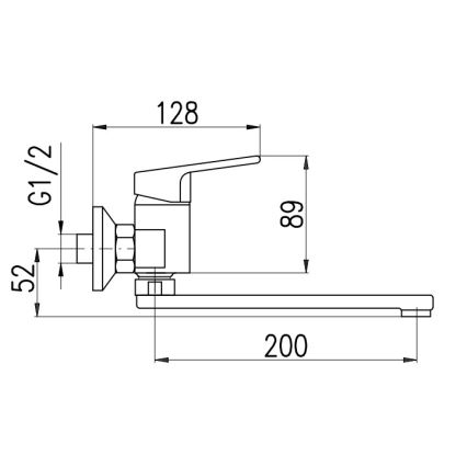 RAV Slezák CO101.5/23Z - COLORADO mosdócsaptelep cm, fényes aranyszínű