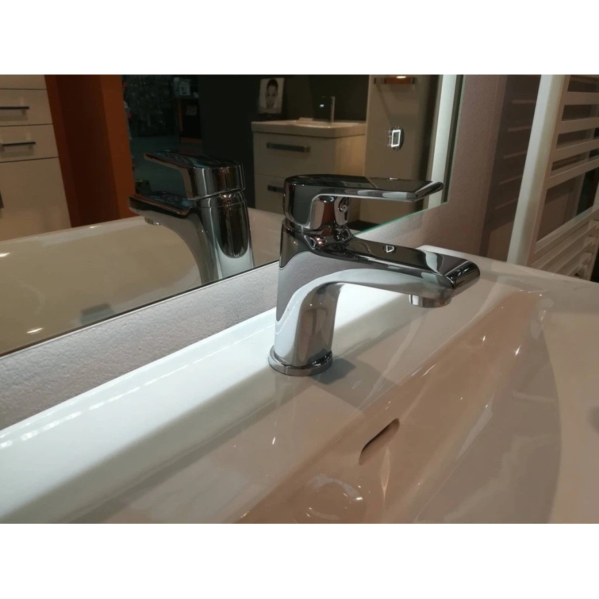 RAV Slezák CO127.0 - Mosdócsaptelep + leeresztő COLORADO 14,3 cm fényes króm