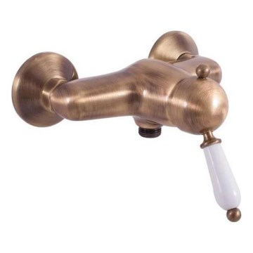 RAV Slezák L581.5SM - LABE RETRO zuhanycsaptelep, 12,3 cm, antik réz