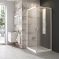 Ravak 1LV40100ZG - Négyrészes sarokkabin BLIX 80x80 cm fehér