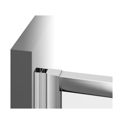 Ravak 1LV40100ZG - Négyrészes sarokkabin BLIX 80x80 cm fehér