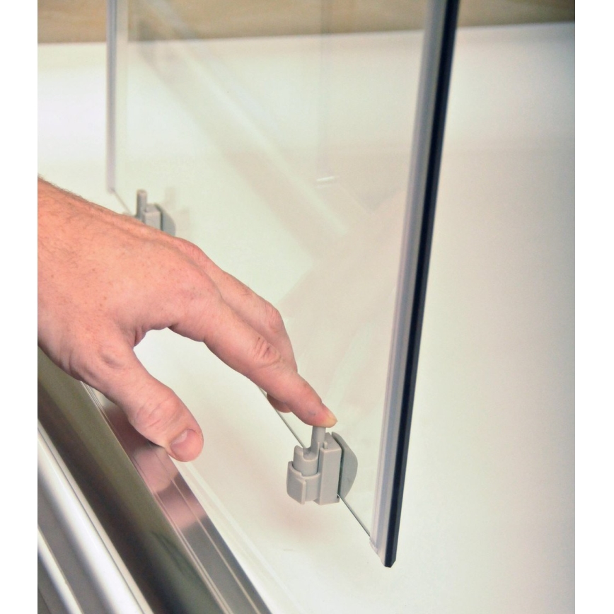 Ravak 3B240C00Z1 - BLIX, négyrészes negyedköríves zuhanykabin, 80x80 cm, fényes króm