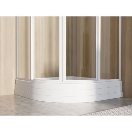 Ravak A207001120 - RONDA negyedköríves zuhanytálca, 90x90 cm, fehér