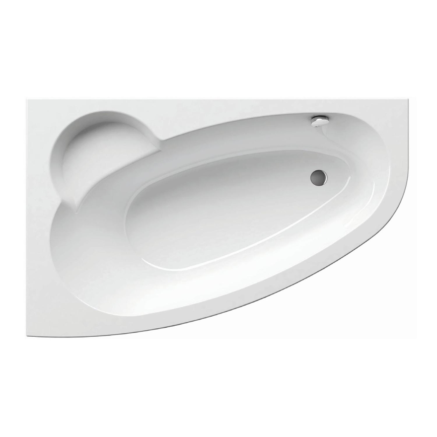 Ravak C461000000 - ASYMMETRIC sarokkád 160x105 cm akril/fehér