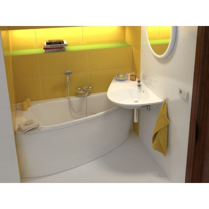 Ravak CZQ1000A00 - AVOCADO kádpanel 160 cm, akril, fehér