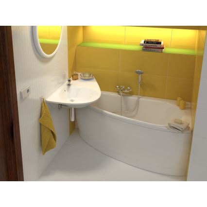 Ravak CZS1000A00 - AVOCADO kádpanel 150 cm akril/fehér