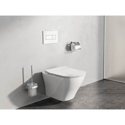 Ravak X01457 - UNI nyomólap, 24,7 x 16,5 cm, fehér