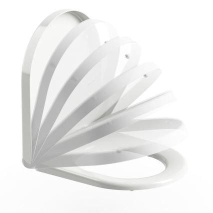 Ravak X01549 - WC-ülőke SoftClose UNI CHROME fehér