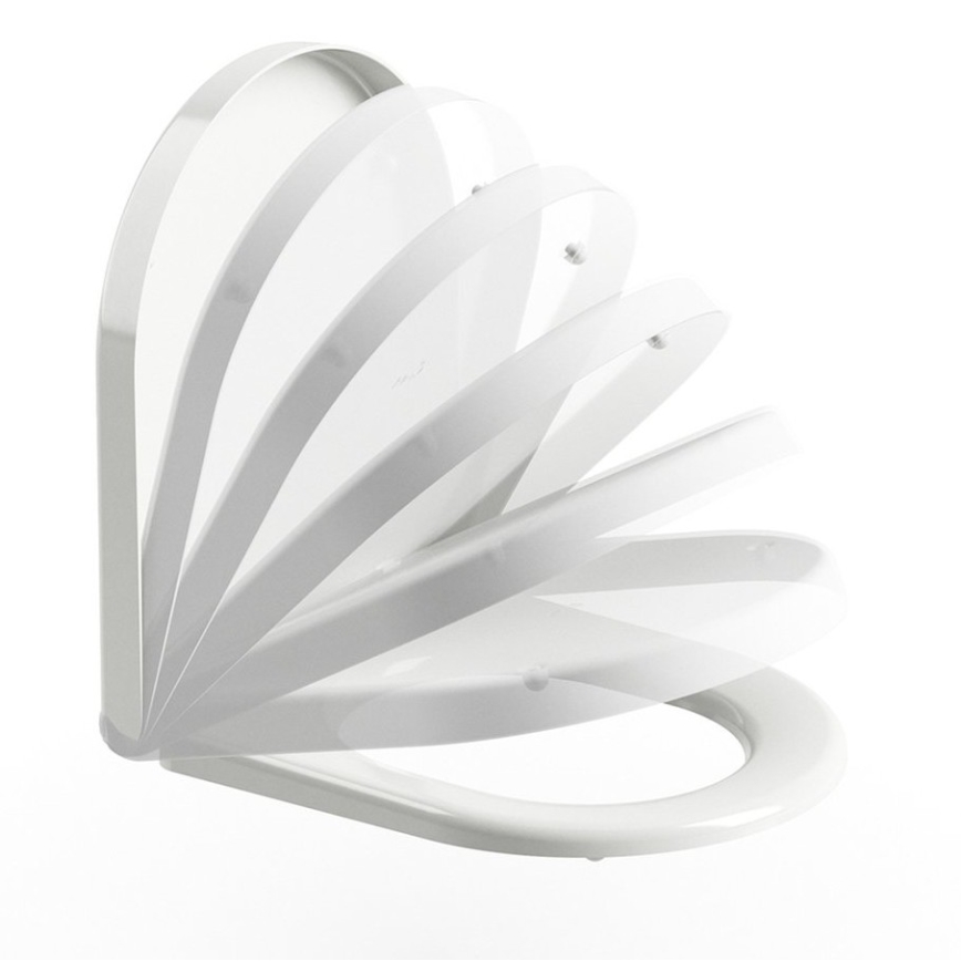 Ravak X01549 - WC-ülőke SoftClose UNI CHROME fehér