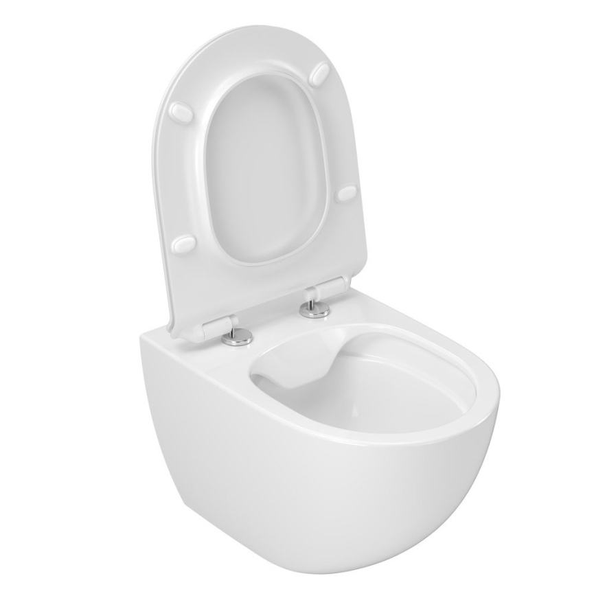 Ravak X01860 - Falra szerelhető perem nélküli WC VITA kerámia/fehér