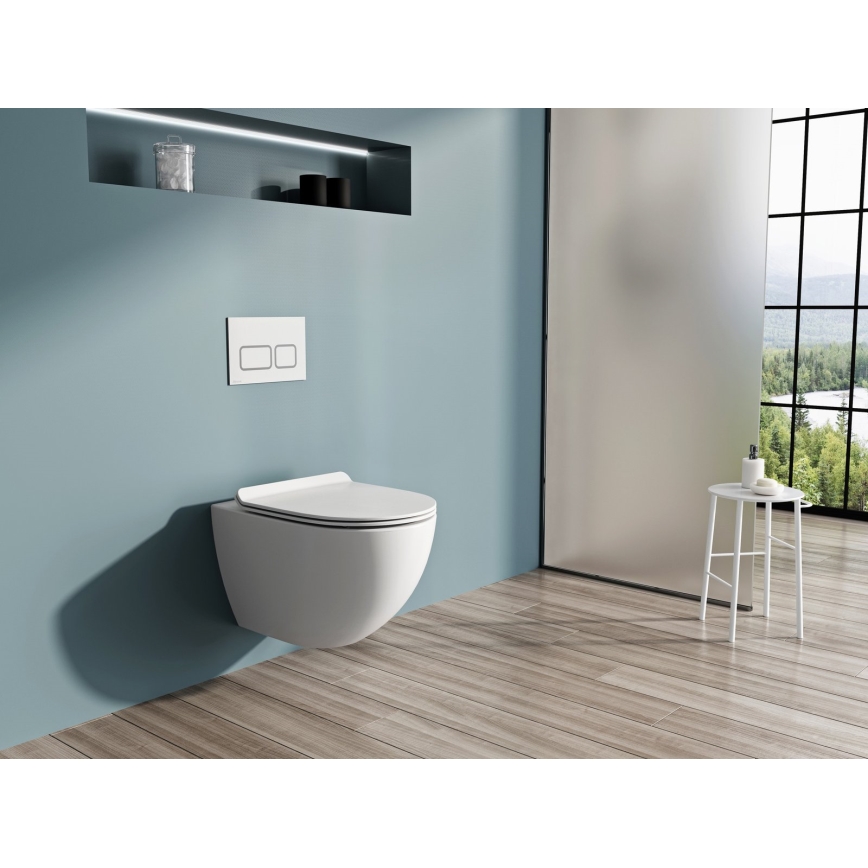 Ravak X01861 - SoftClose VITA SLIM WC-ülőke, fehér
