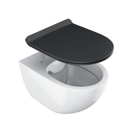 Ravak X01862 - WC-ülőke SoftClose VITA SLIM fekete