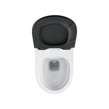 Ravak X01862 - WC-ülőke SoftClose VITA SLIM fekete