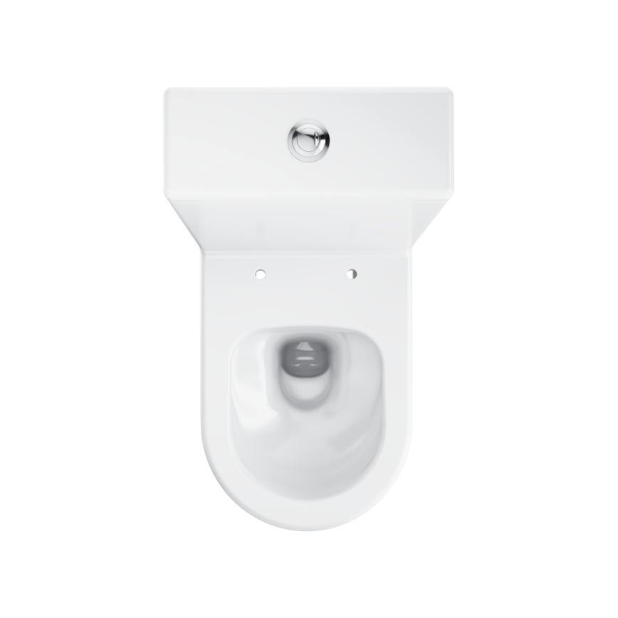 Ravak X01870 - perem nélküli kombinált WC SoftClose OPTIMA ülőkével, kerámia/fehér