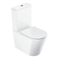 Ravak X01872 - perem nélküli kombi WC lágy záródású ülőkével ELEGANT kerámia/fehér